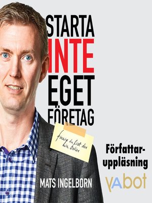 cover image of Starta inte eget företag